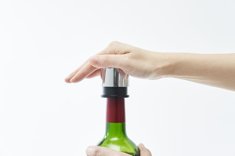 tappo sottovuoto in metallo per bottiglie di vino